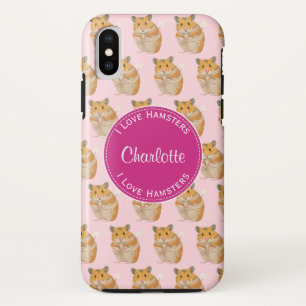 I Liebe Hamsters Pink Hamster Muster Case-Mate iPhone Hülle