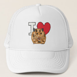 I Liebe Hamsters Truckerkappe
