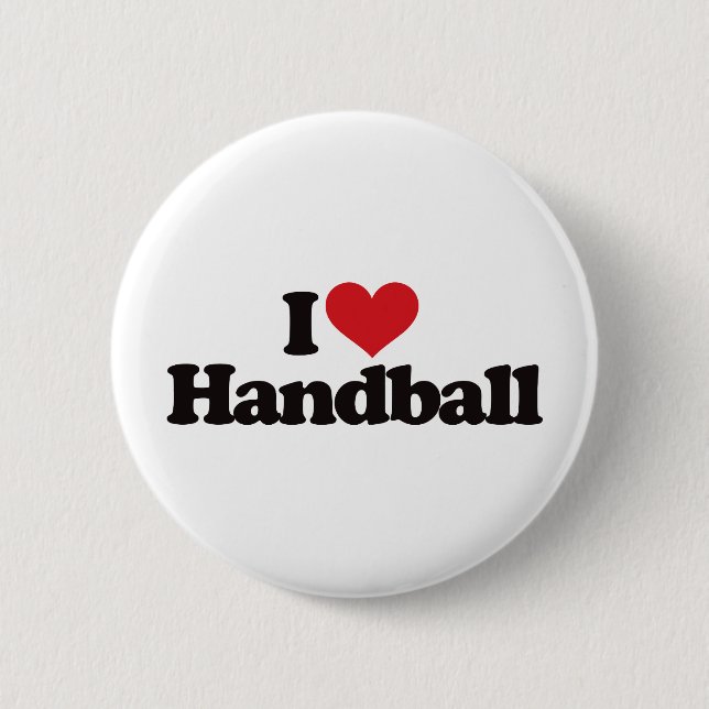 I Liebe-Handball Button (Vorderseite)