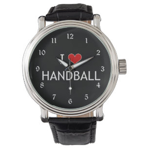 I Liebe Handball, populäres Design, Armbanduhr