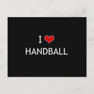 I Liebe Handball Postkarte