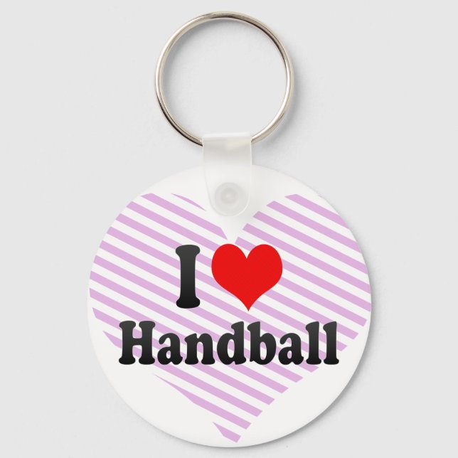 I Liebe Handball Schlüsselanhänger (Vorderseite)