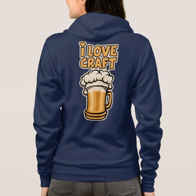 I Liebe Handboote Hoodie (Rückseite)