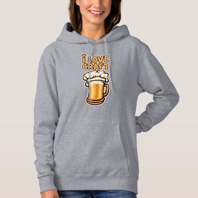 I Liebe Handboote Hoodie (Vorderseite)