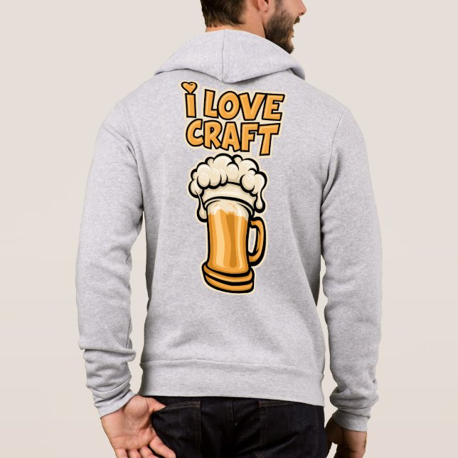 I Liebe Handboote Hoodie (Rückseite)