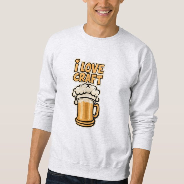 I Liebe Handboote Sweatshirt (Vorderseite)