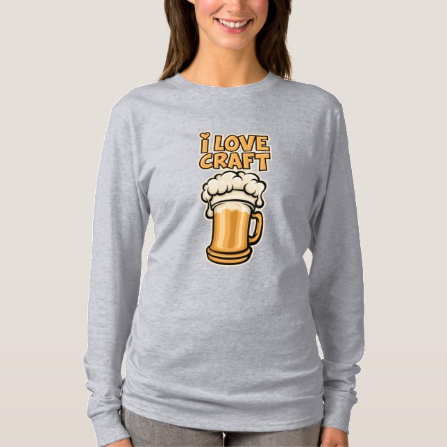 I Liebe Handboote T-Shirt (Vorderseite)