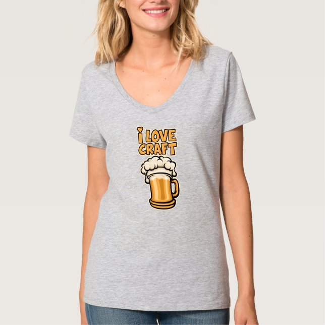 I Liebe Handboote T-Shirt (Vorderseite)