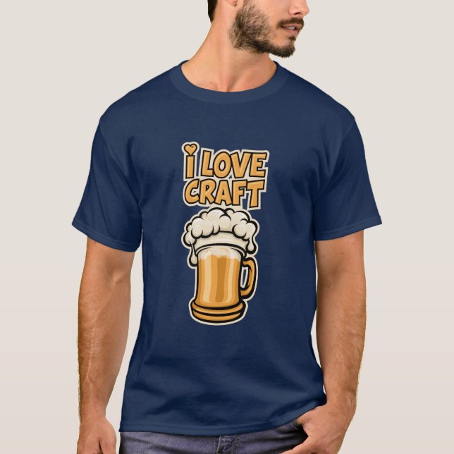 I Liebe Handboote T-Shirt (Vorderseite)