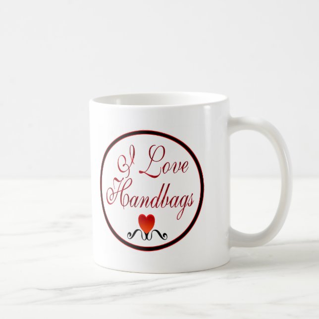 I Liebe-Handtaschen Tasse (Rechts)