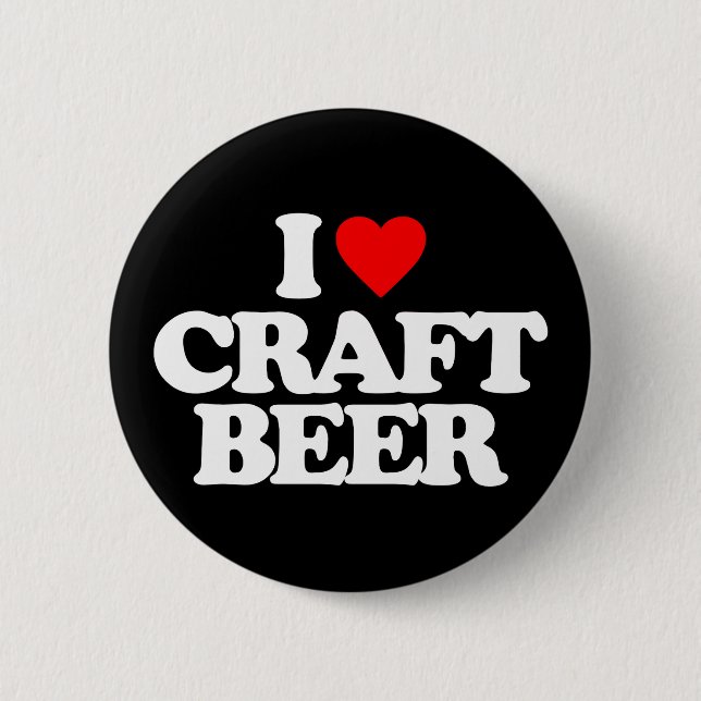 I LIEBE-HANDWERKS-BIER BUTTON (Vorderseite)