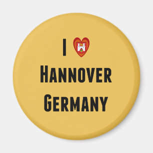 I Liebe Hannover, Deutschland Magnet