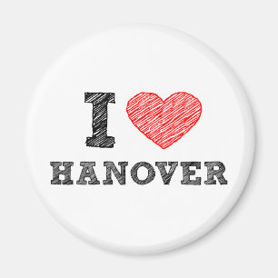I Liebe Hannover Magnet