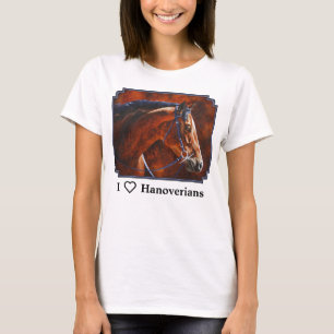 I Liebe Hanoverian Pferde T-Shirt