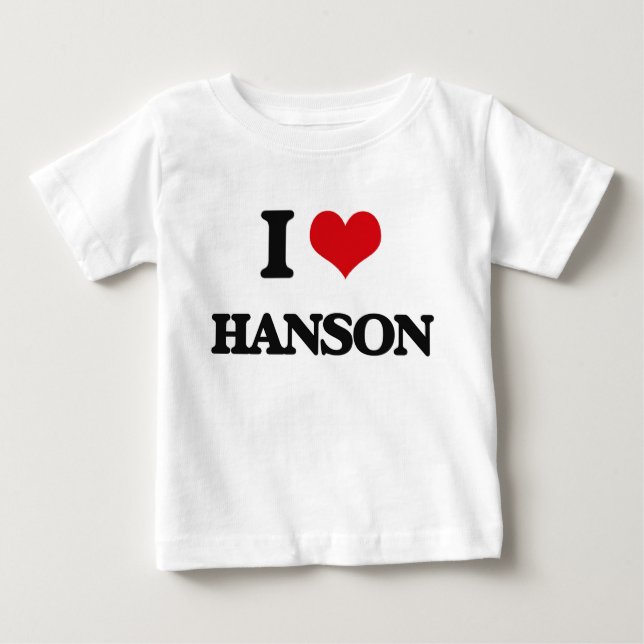 I Liebe Hanson Baby T-shirt (Vorderseite)