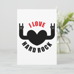 I Liebe Hard Rock Einladung