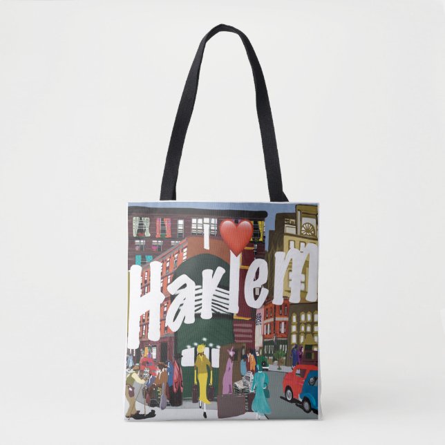 I LIEBE Harlem Tasche (Vorderseite)