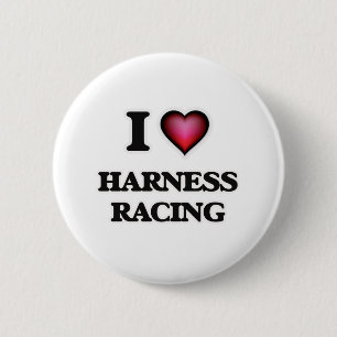 I Liebe Harness Racing Button