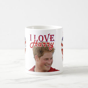 I Liebe-Harry-Herzen Großbritannien-Flagge Kaffeetasse