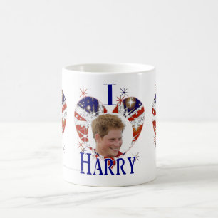 I Liebe-Harry-Herzen Großbritannien-Flagge Tasse