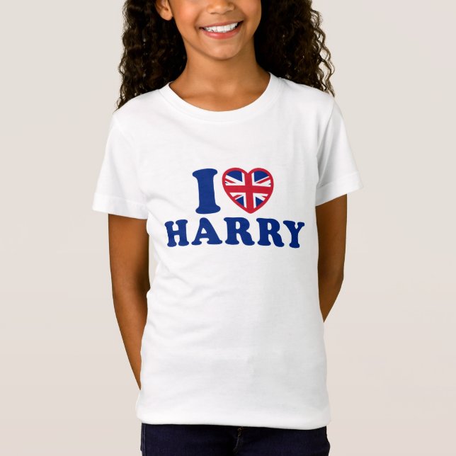 I Liebe-Harry-Mädchen-T - Shirt (Vorderseite)