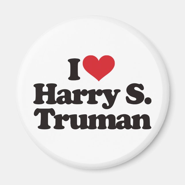 I Liebe Harry S Truman Magnet (Vorne)