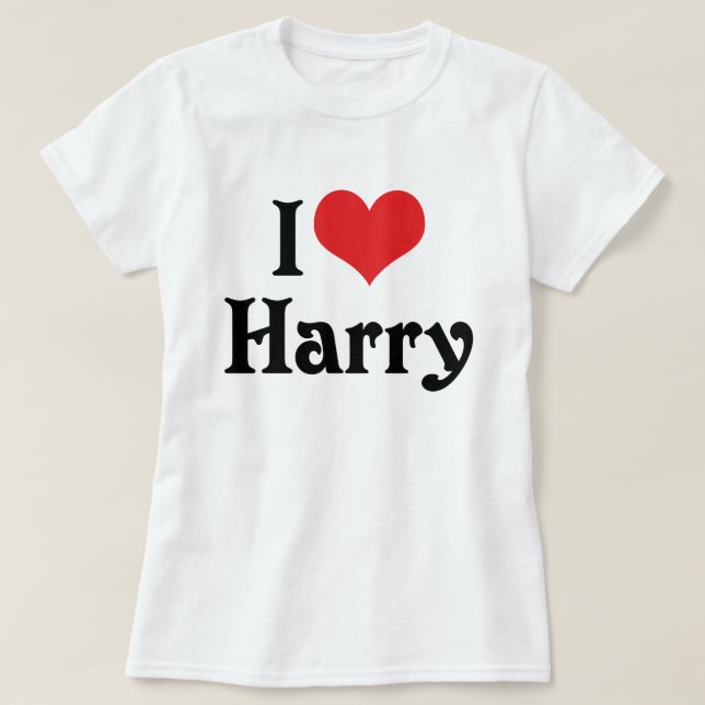 I Liebe Harry T-Shirt (Design vorne)