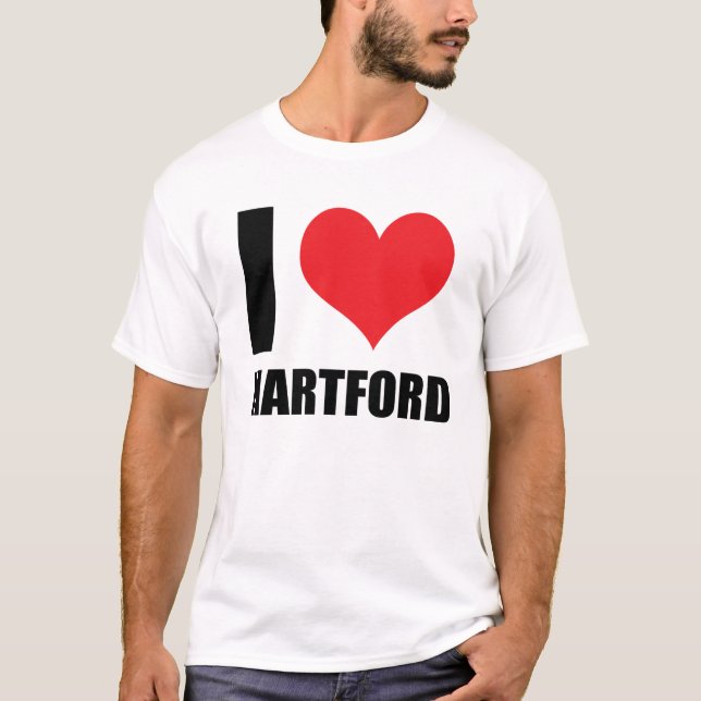 I Liebe Hartford T-Shirt (Vorderseite)
