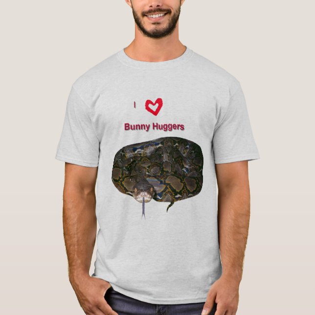 I Liebe-Häschen Huggers T-Shirt (Vorderseite)