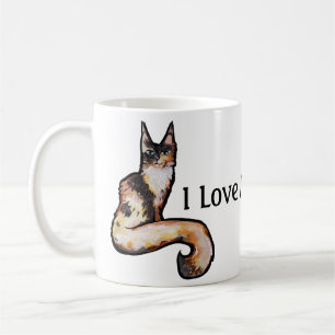 I Liebe Haupt Coons Cat Art Maine Coon Cats Kaffeetasse