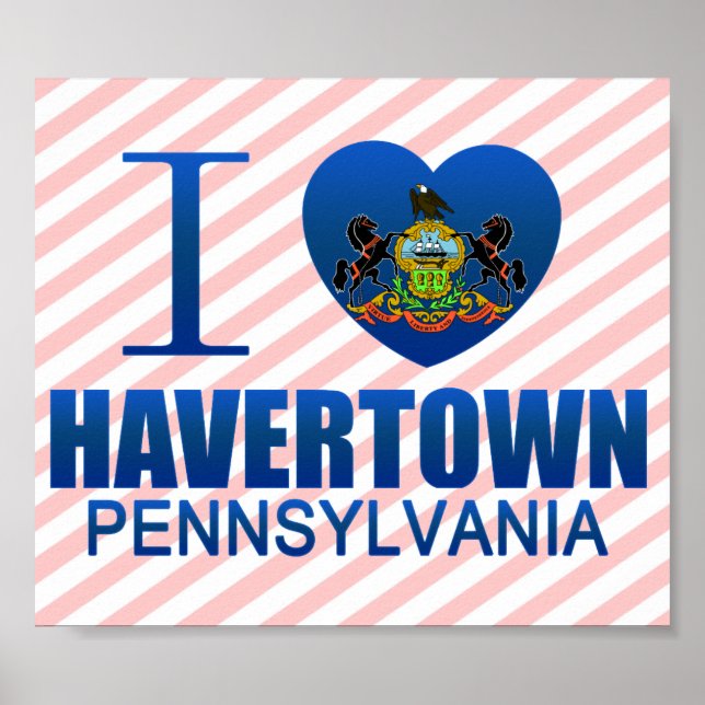 I Liebe Havertown, PA Poster (Vorne)