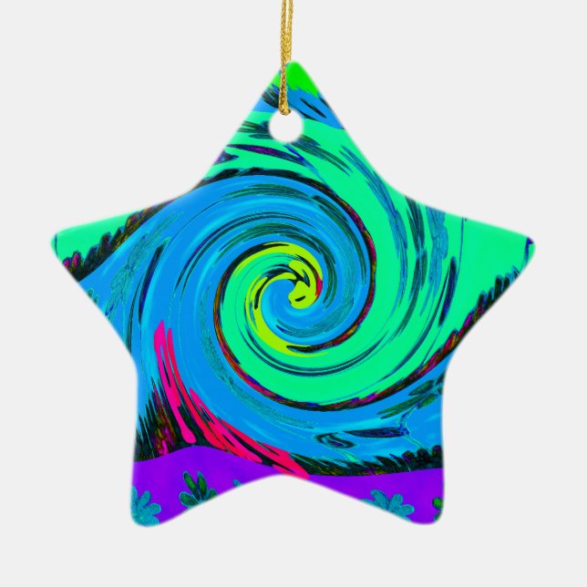 I Liebe Hawai.png Keramik Ornament (Vorne)