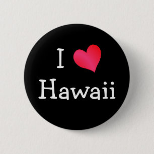 I Liebe Hawaii Button