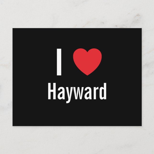 I Liebe Hayward Postkarte (Vorderseite)