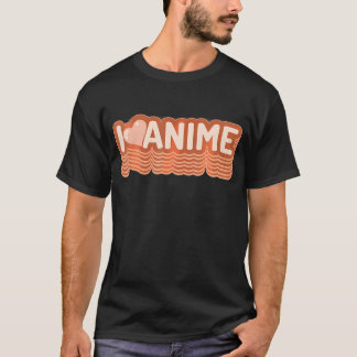 I Liebe Heart Anime Niedlich T-Shirt