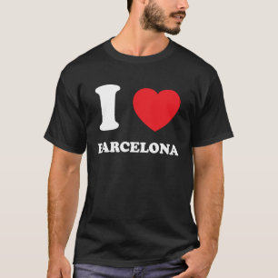 I Liebe Heart Barcelona T-Shirt