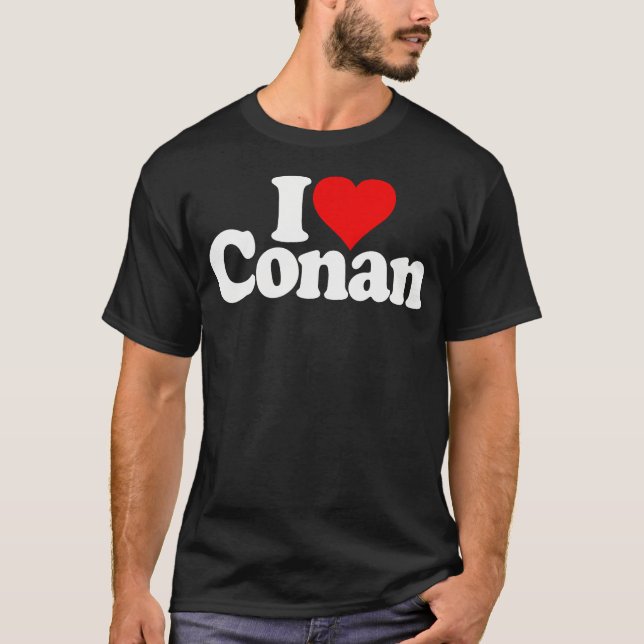 I Liebe Heart Conan Name T-Shirt (Vorderseite)