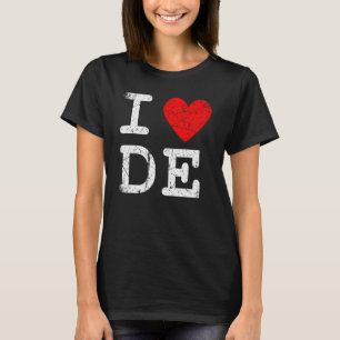 I Liebe Heart Delaware USA Staat DE Souvenir Gesch T-Shirt