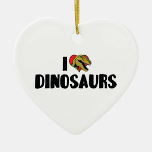 I Liebe Heart Dinosaurier - Dinosaur Fossil Hunter Keramikornament