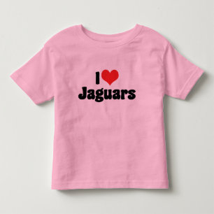 I Liebe Heart Jaguars Kleinkind T-shirt