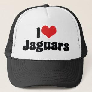 I Liebe Heart Jaguars Truckerkappe