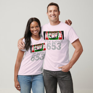 I Liebe Heart Kenya: Dynamische Flaggenkunst T-Shirt