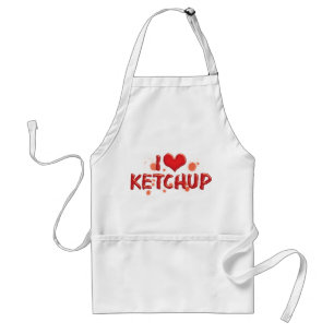 I Liebe Heart Ketchup - Catsup Lover Schürze