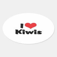 I Liebe Heart Kiwis - Kiwi Bird Lover