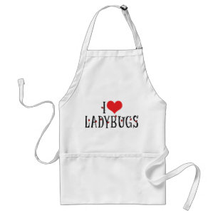 I Liebe Heart Ladybugs - Ladybug Liebhaber Schürze