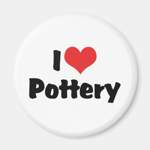 I Liebe Heart Pottery - Clay Lover Magnet