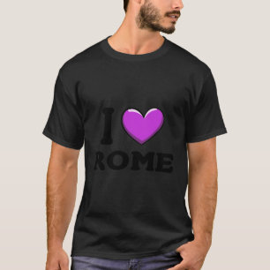 I Liebe Heart Rome Italien T-Shirt