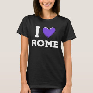 I Liebe Heart Rome Italien T-Shirt