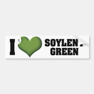 I Liebe Heart Soylent Green Autoaufkleber