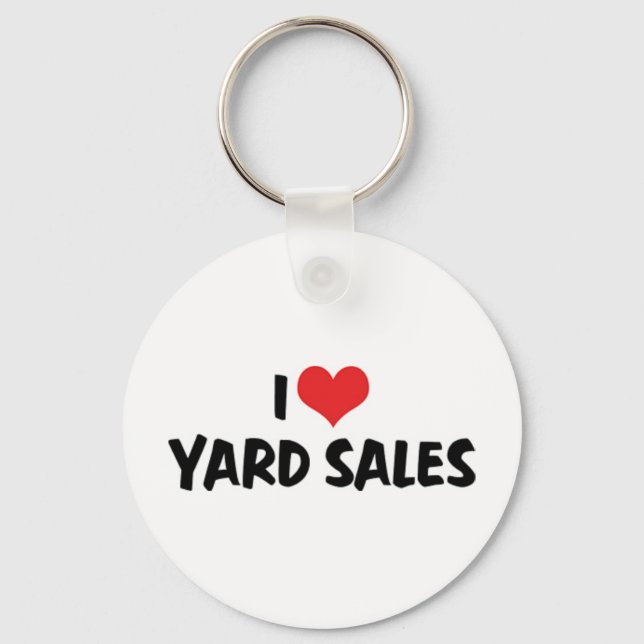 I Liebe Heart Swap Meetings - Flea Market Lover Schlüsselanhänger (Vorderseite)